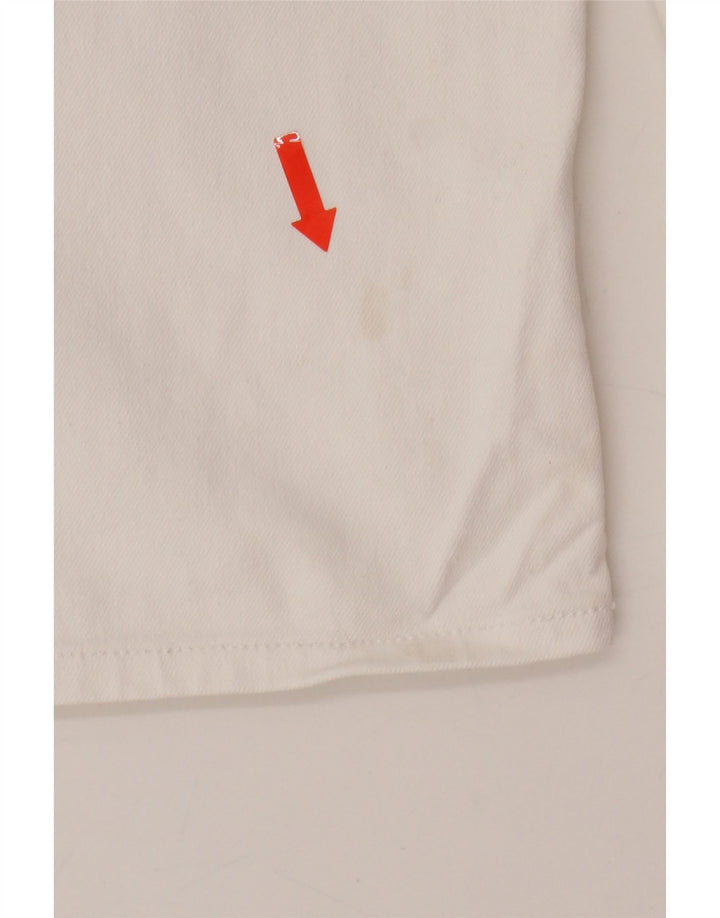 CALVIN KLEIN Mens Slim Jeans W32 L30 White Cotton Vintage Calvin Klein and Second-Hand Calvin Klein from Messina Hembry 