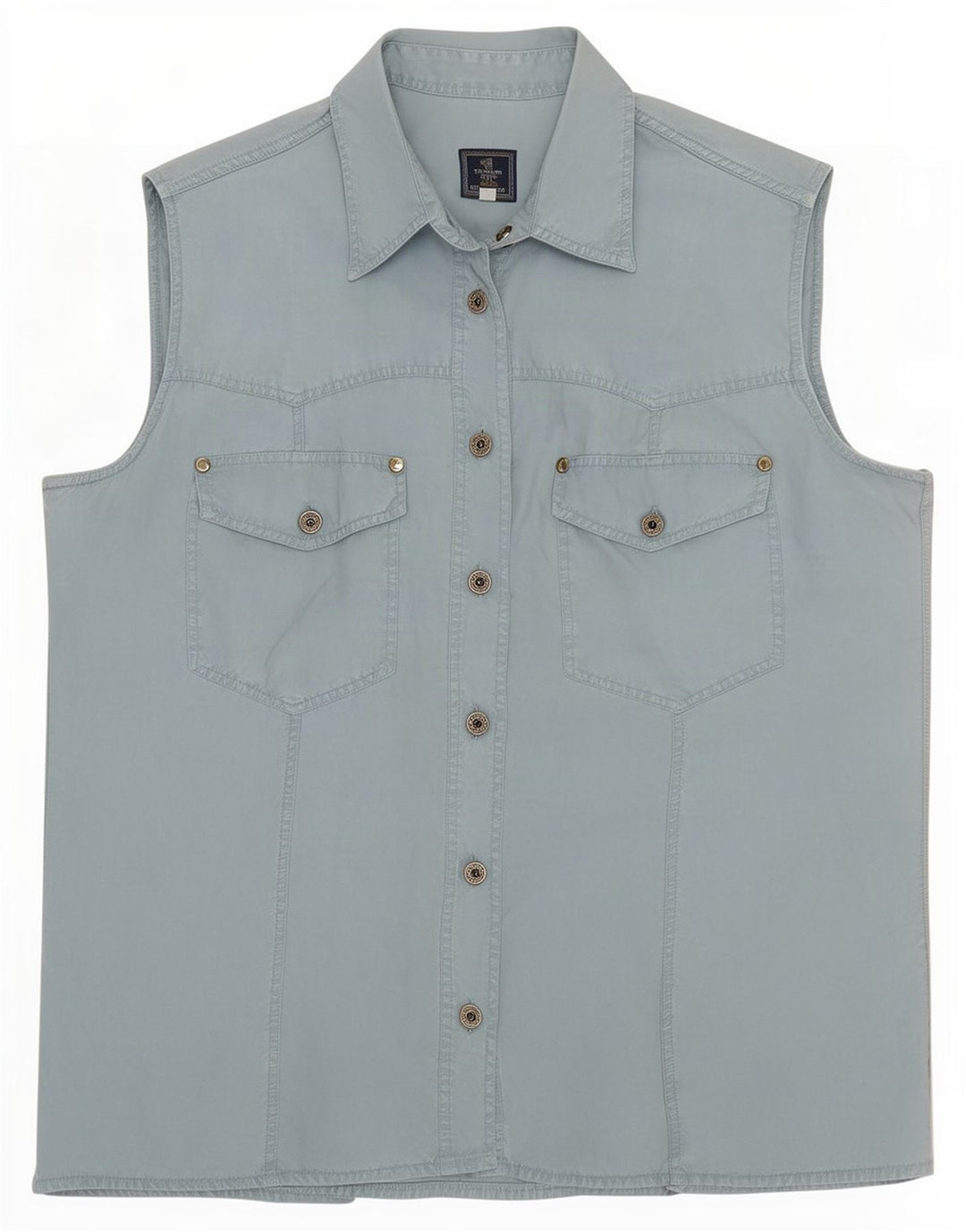 Camicia senza maniche da donna Trussardi UK 14 Blu medio