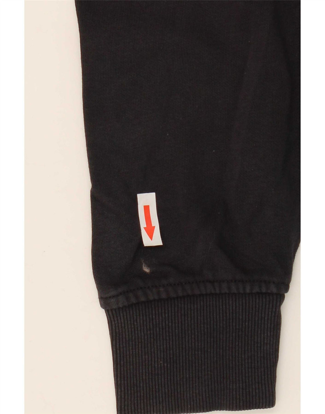 Giacca da ginnastica da uomo Penguin, piccola, in cotone color block nero