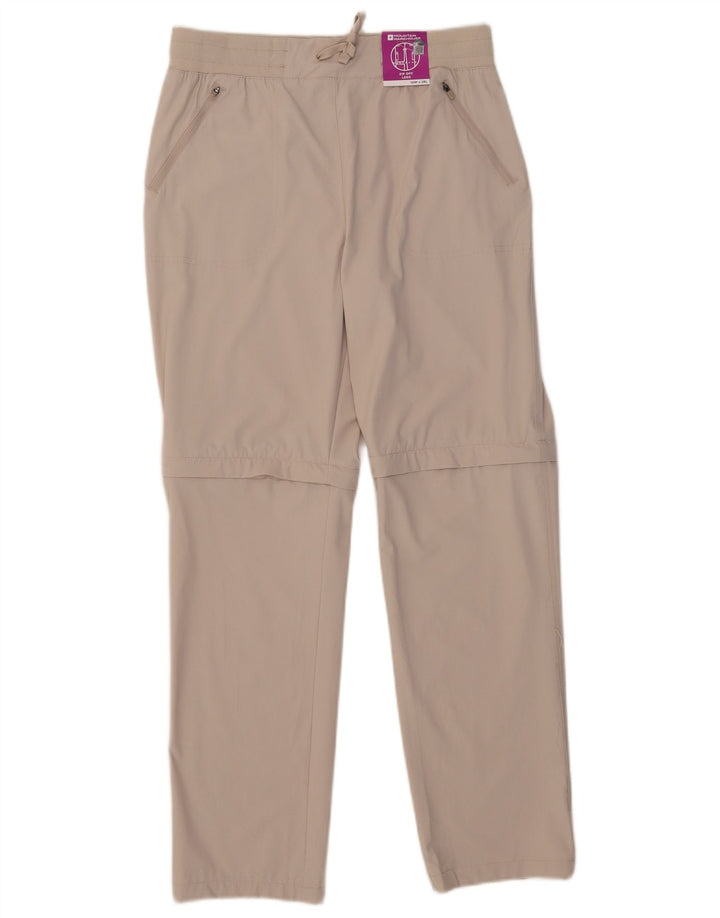 Pantaloni casual da donna Mountain Warehouse UK 12 Medium W32 L29 Beige