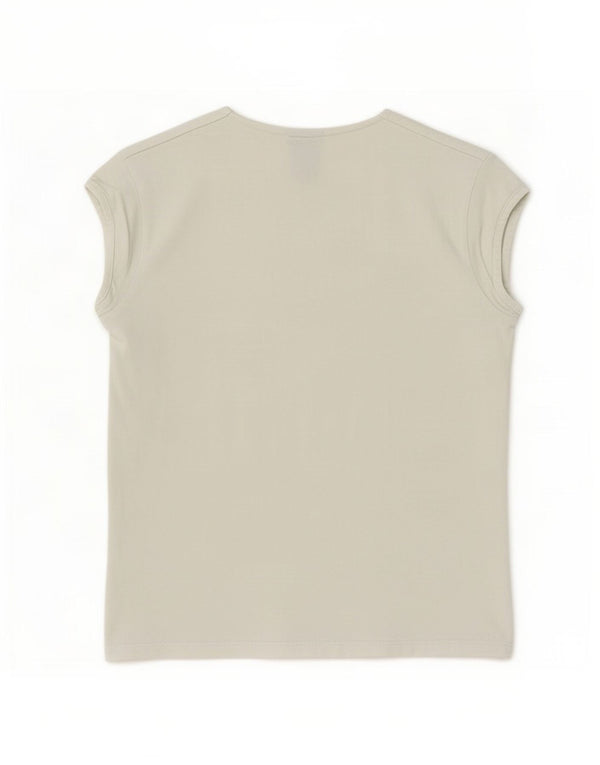 T-shirt da donna Nike Top UK 12 cotone bianco medio