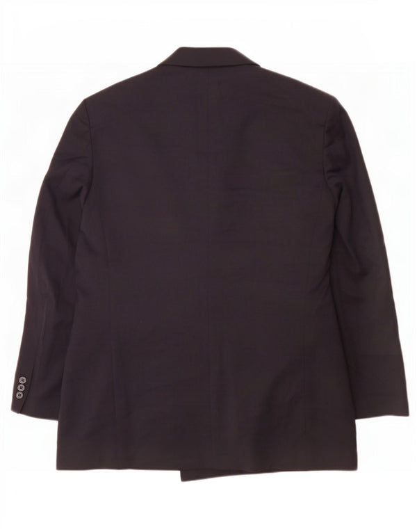 Giacca blazer doppiopetto da uomo Marks & Spencer UK 40 medio blu navy