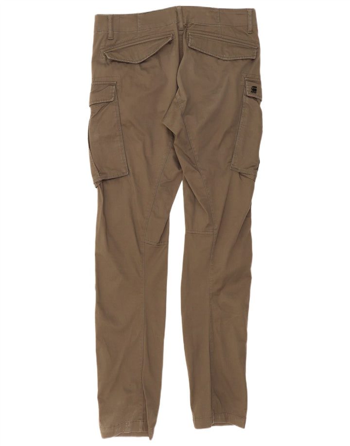 Pantaloni cargo slim da uomo G-Star W34 L38 poliestere kaki