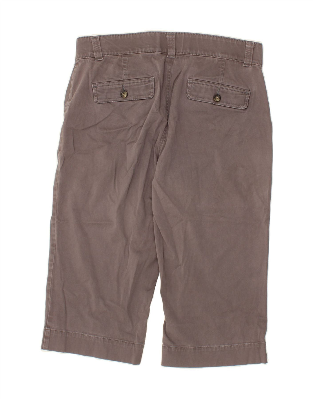 DOCKERS Womens Straight Capri Trousers US 8 Medium W32 L18 Grey Cotton Vintage Dockers and Second-Hand Dockers from Messina Hembry 