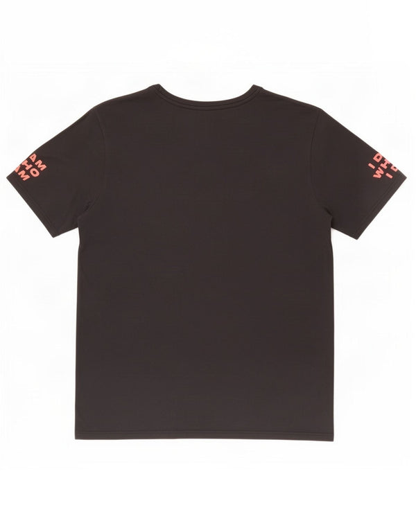 T-shirt grafica Nike Dri Fit da uomo, colore nero medio
