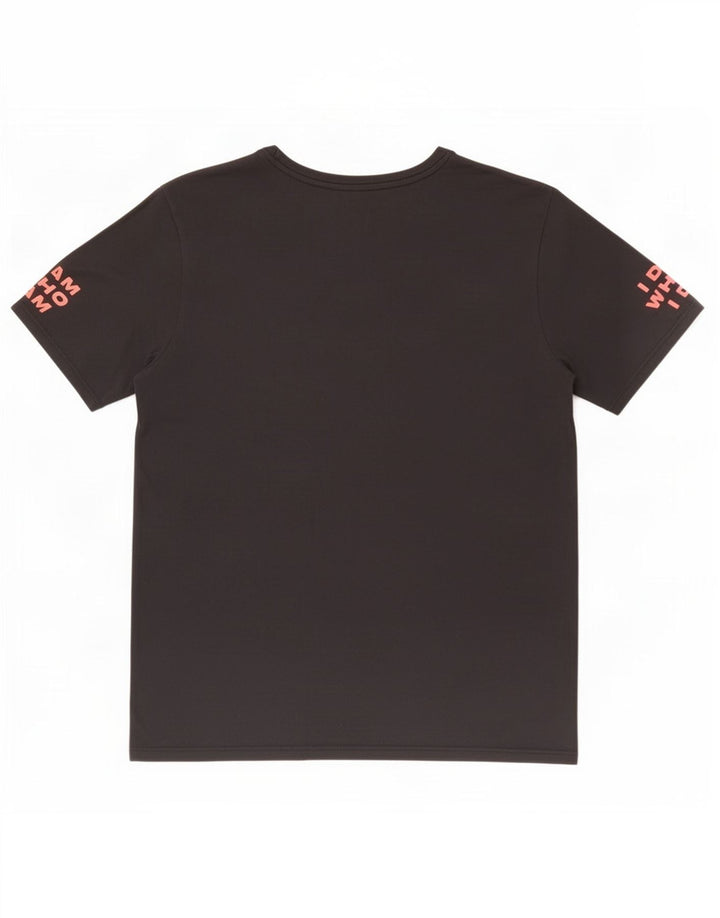 T-shirt grafica Nike Dri Fit da uomo, colore nero medio