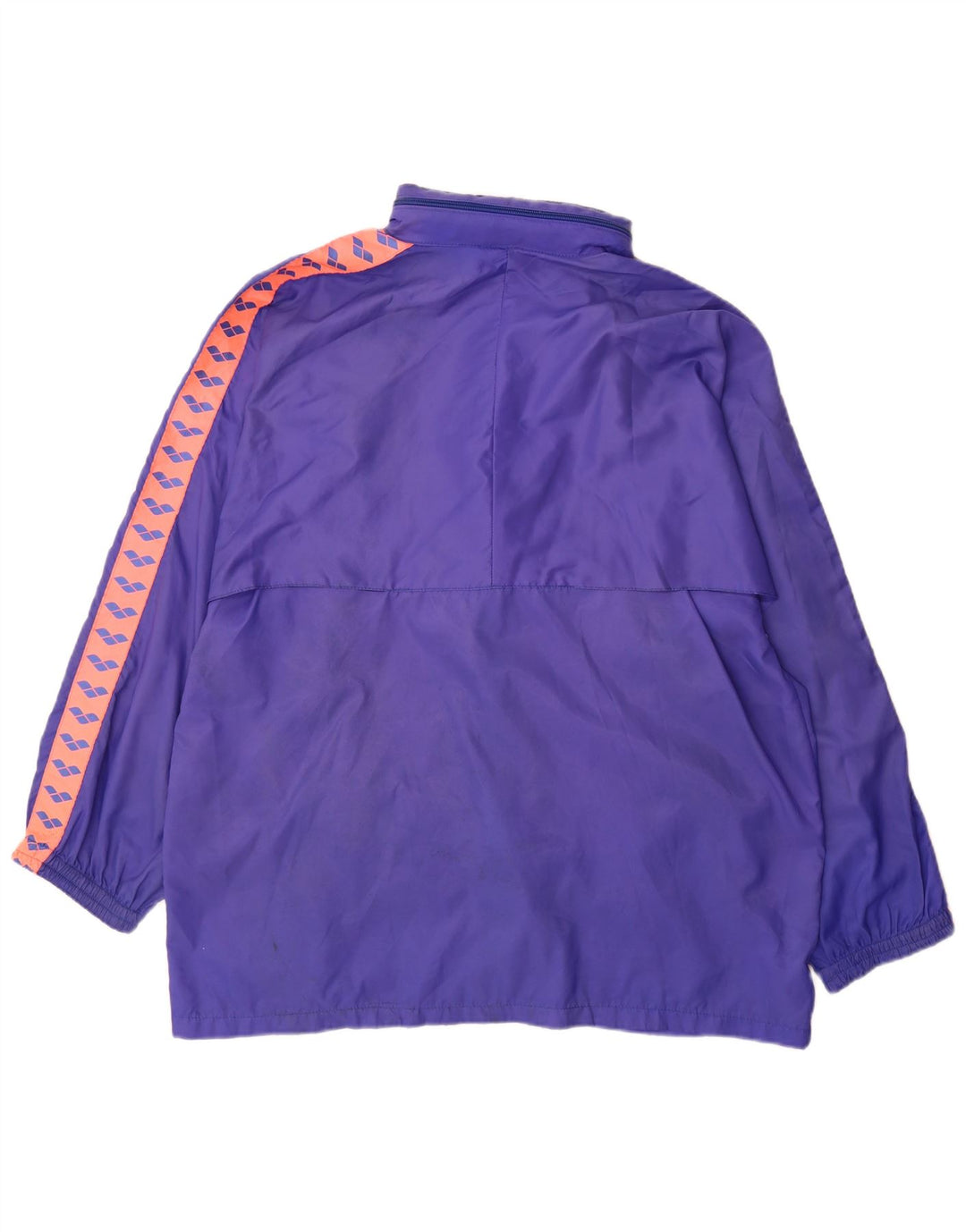 Arena Giacca antipioggia da uomo con cappuccio UK 40 Large Viola Colourblock in poliammide