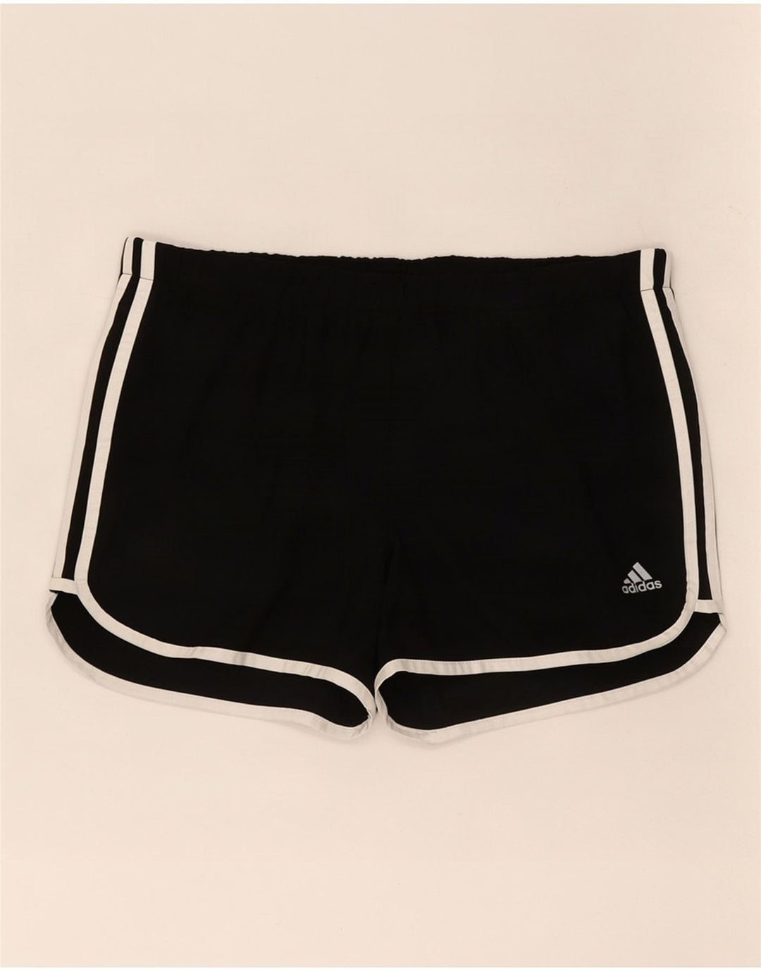 Pantaloncini sportivi Adidas Climalite da donna UK 14 poliestere nero medio