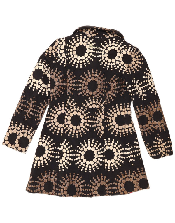 Soprabito da donna DESIGUAL EU 42 Large Nero Acrilico geometrico