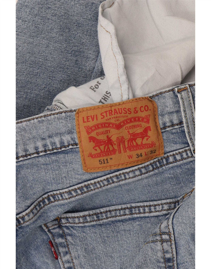 Jeans Levi's Uomo 511 Slim W34 L32 Blu