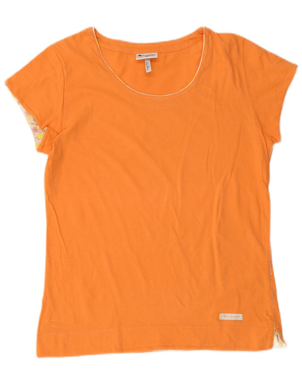 T-shirt da donna Champion Top UK 12 cotone arancione medio