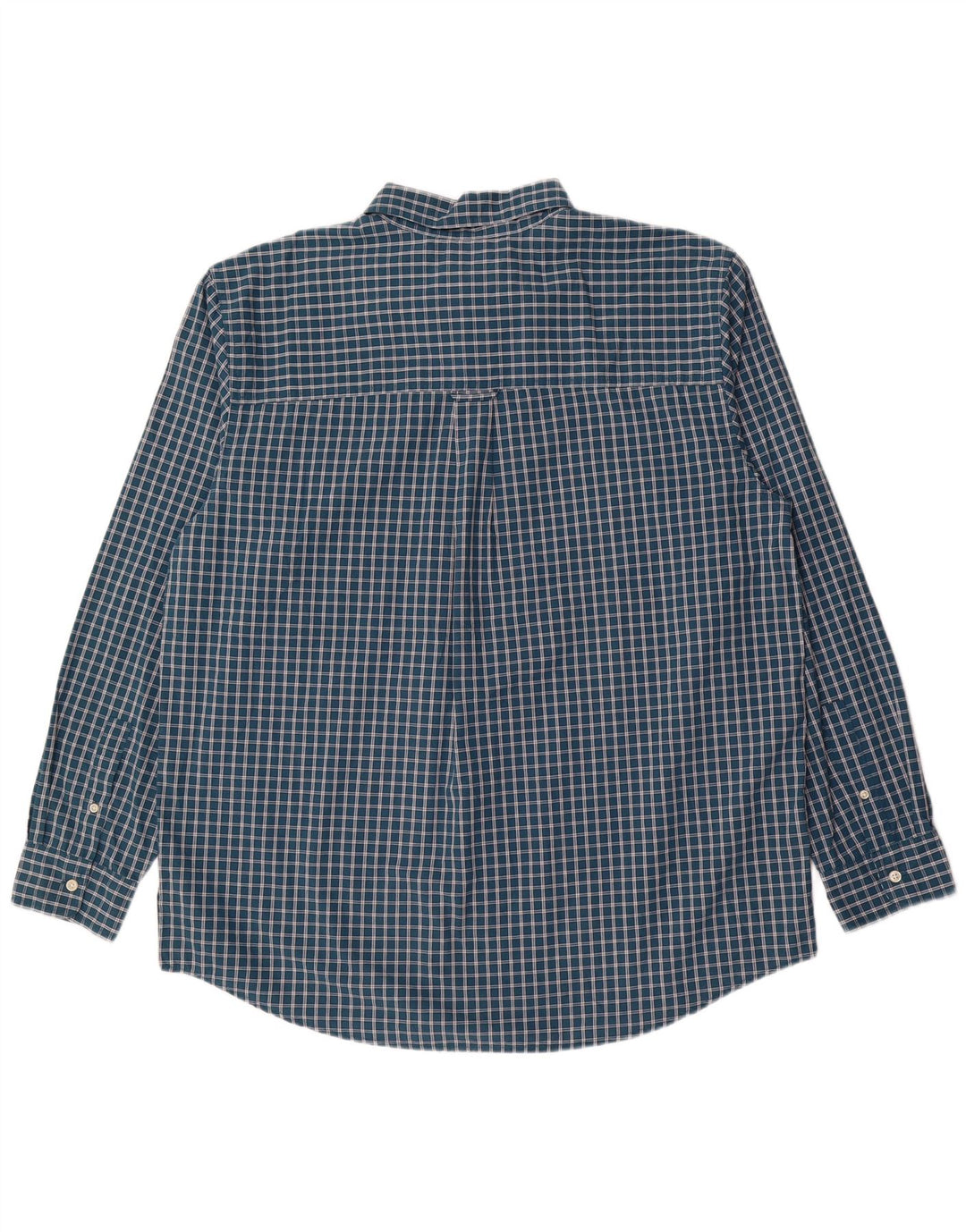 Camicia da uomo Chaps XL in cotone a quadri verdi