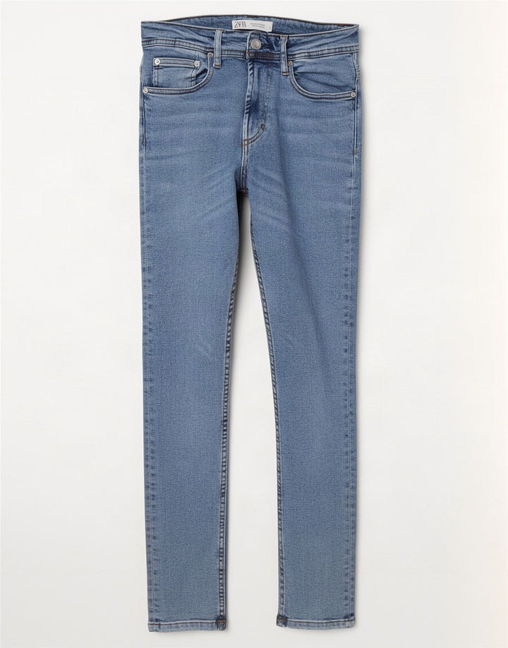 Jeans slim da uomo Zara EU 36 XS W29 L30 Blu