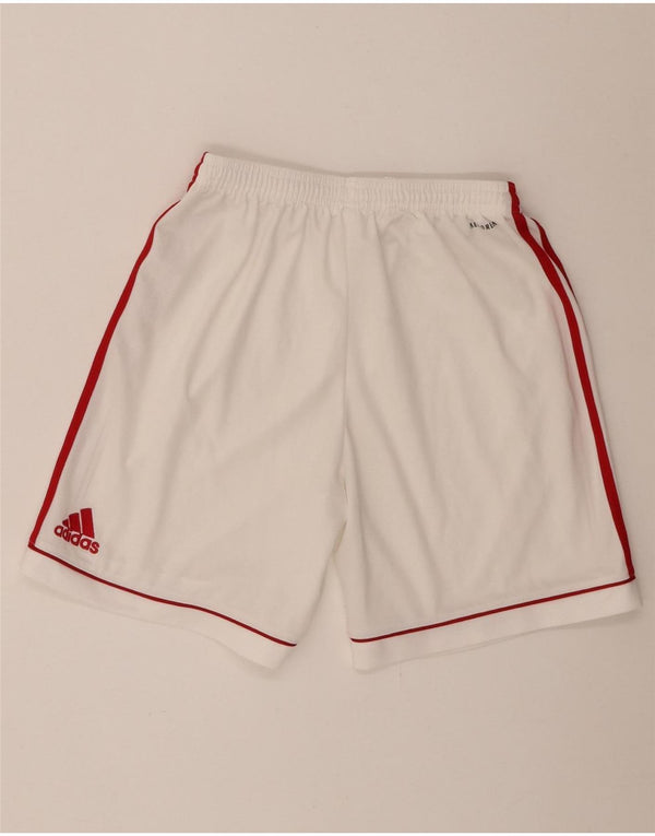 Pantaloncini sportivi Adidas Aeroready per ragazze 15-16 anni bianchi