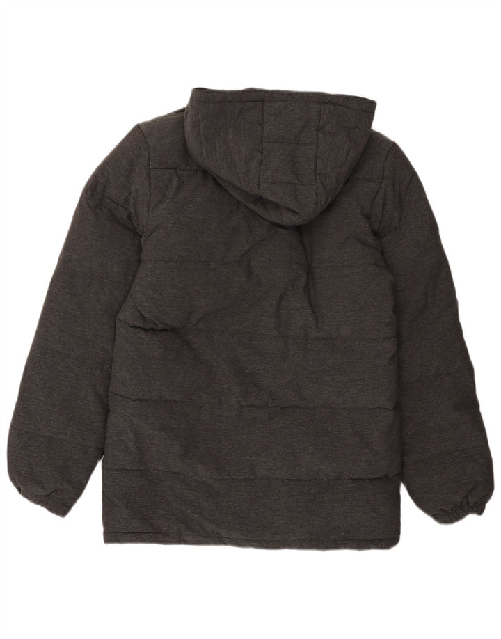 Giacca imbottita con cappuccio Lyle & Scott da ragazzo 14-15 anni in nylon grigio