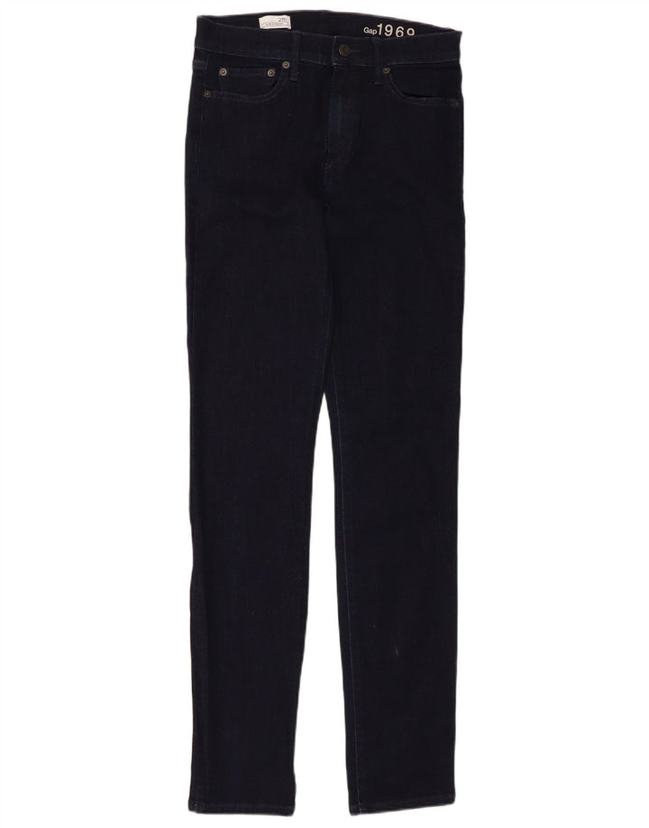 Jeans dritti slim da donna Gap W28 L32 cotone blu navy