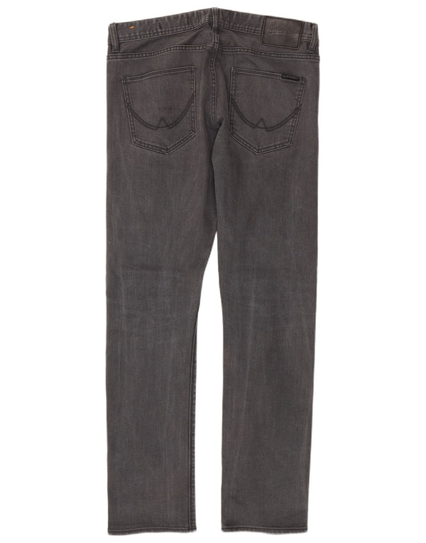 Jeans uomo corporal slim Superdry W33 L32 cotone grigio