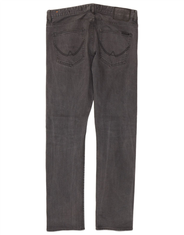 Jeans uomo corporal slim Superdry W33 L32 cotone grigio
