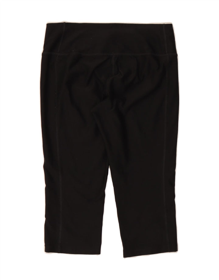 NIKE Womens Dri Fit Capri Leggings UK 10 Small  Black Polyester Vintage Nike and Second-Hand Nike from Messina Hembry 