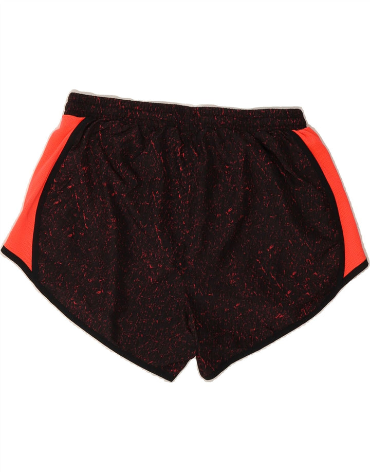UNDER ARMOUR Womens Sport Shorts UK 14 Medium Black Colourblock Vintage Under Armour and Second-Hand Under Armour from Messina Hembry 