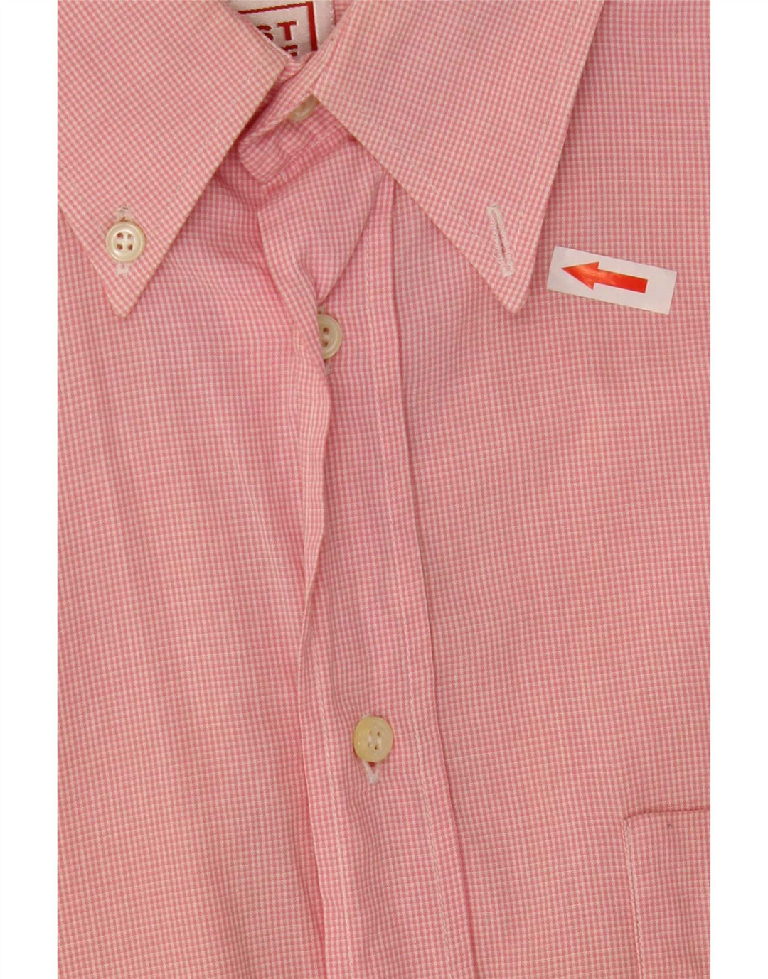 Camicia da uomo Stefanel a quadretti rosa medio