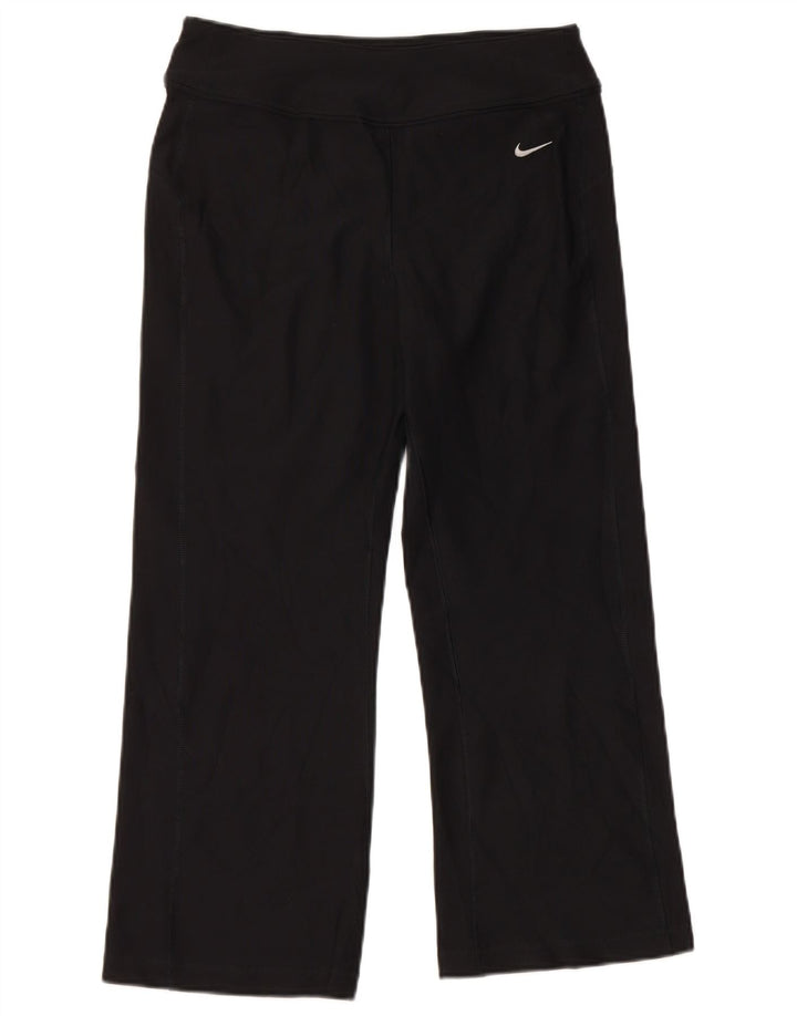 Pantaloni della tuta Nike Capri da donna US 4/6 Small Nero Poliestere