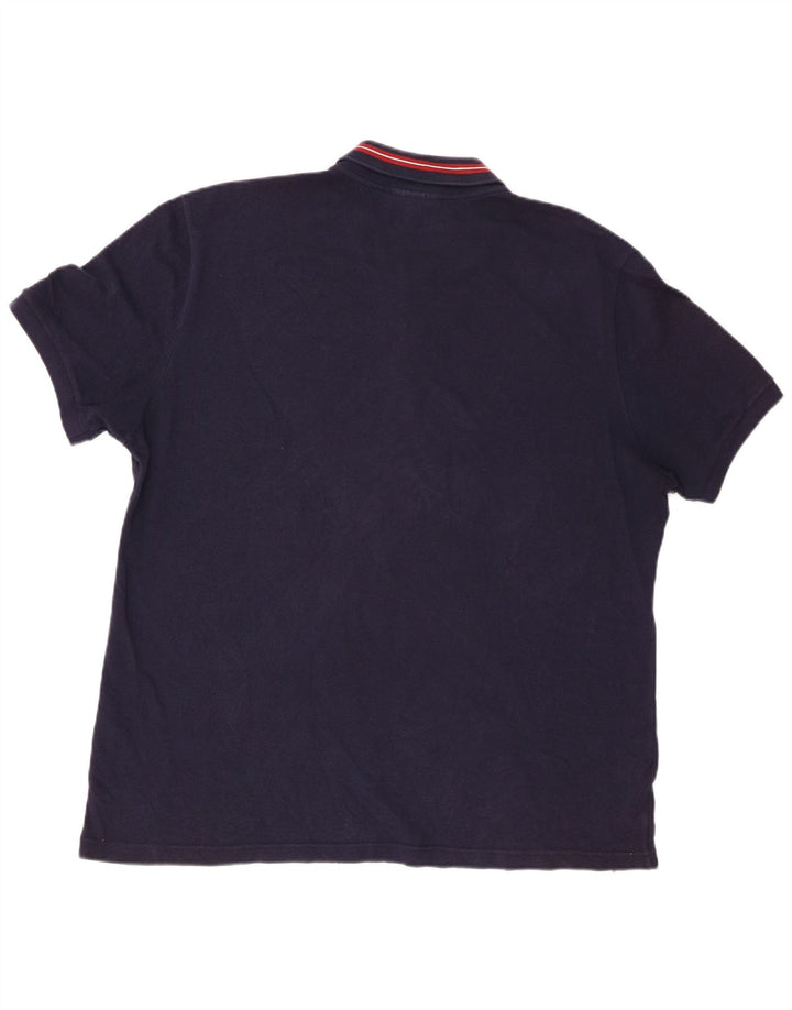 Polo da uomo Lacoste taglia 7 2XL cotone blu navy