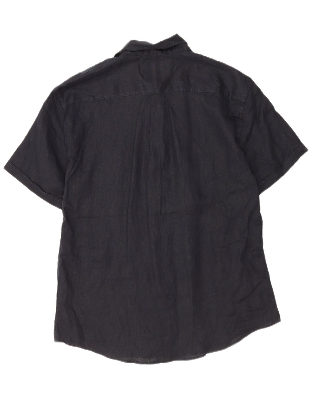 Camicia a maniche corte da uomo Coast 2XL Lino blu navy