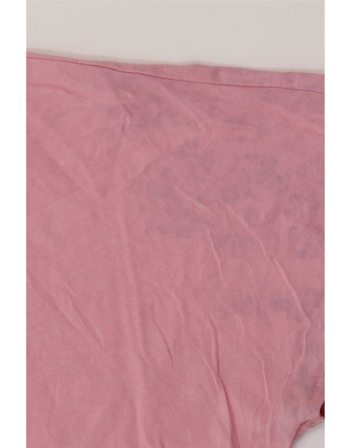 T-shirt oversize da donna Jack Wills Top UK 10 piccolo cotone rosa