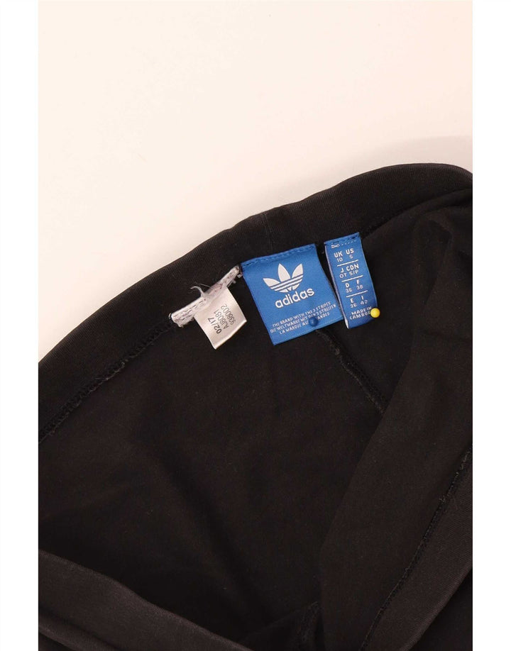 Leggings grafici da donna Adidas UK 10 piccoli neri