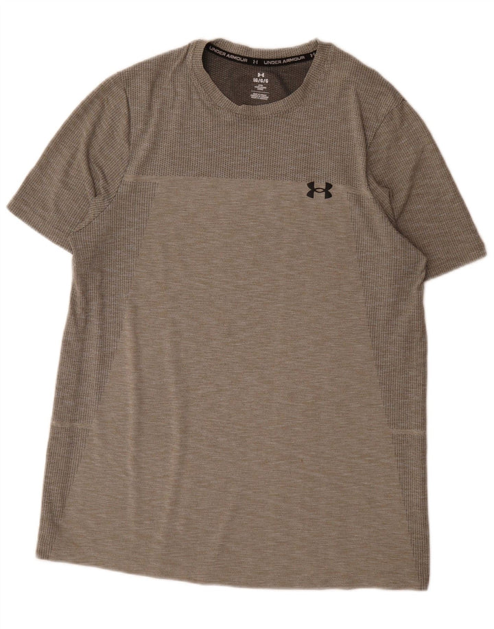 T-shirt da uomo Under Armour Top grande grigio screziato