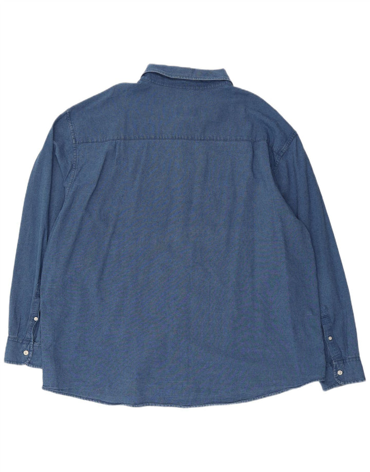 Camicia da uomo American Eagle 2XL in cotone blu