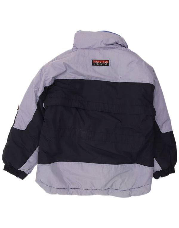 Giacca da sci con cappuccio da uomo Dreamland UK 40 Large Blu Navy Colourblock