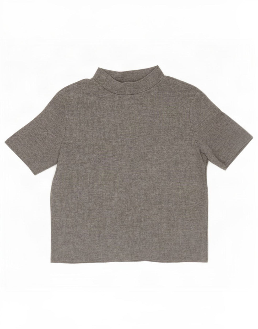 T-shirt corta Zara Trafaluc da donna UK 14 Poliestere grigio medio