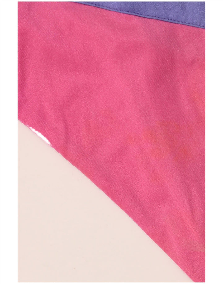 Giacca da tuta grafica ASICS da donna IT 46 Large Pink Colourblock