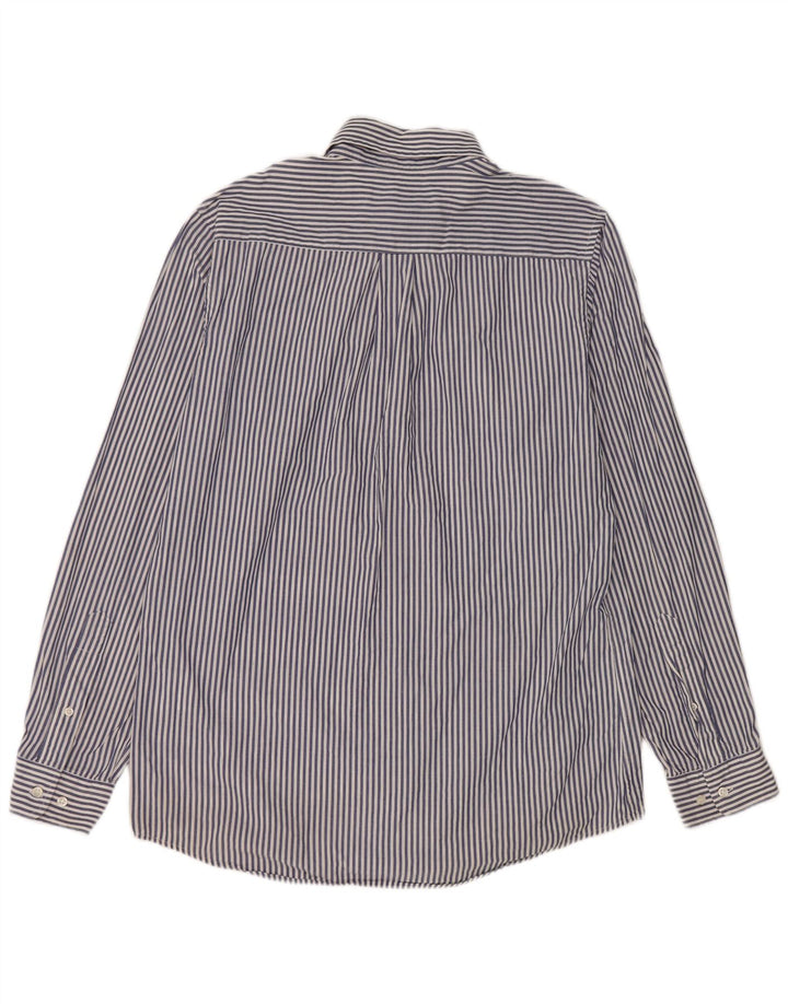 Camicia da uomo slim fit Murphy & Nye grande cotone gessato blu