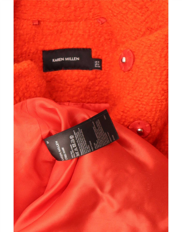 Soprabito da donna Karen Millen UK 8 piccolo in lana rossa