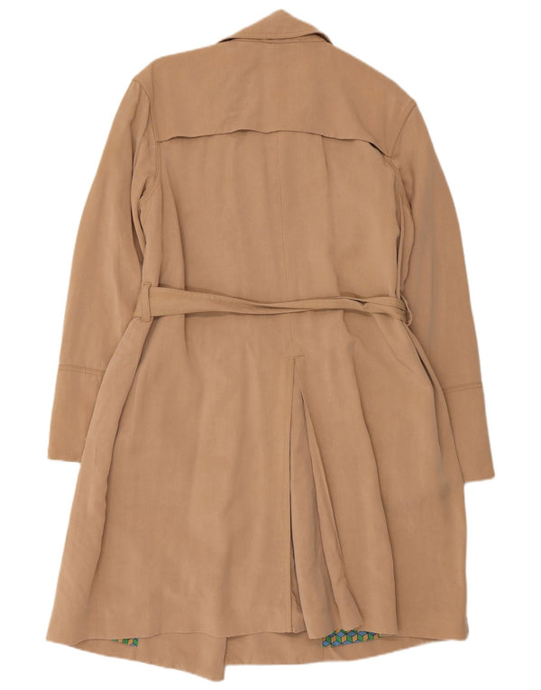 Trench da donna ESCADA EU 42 Large Beige Lyocell