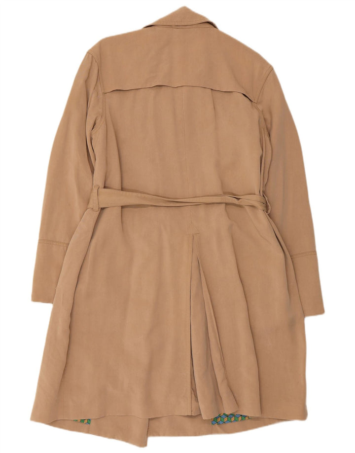 Trench da donna ESCADA EU 42 Large Beige Lyocell