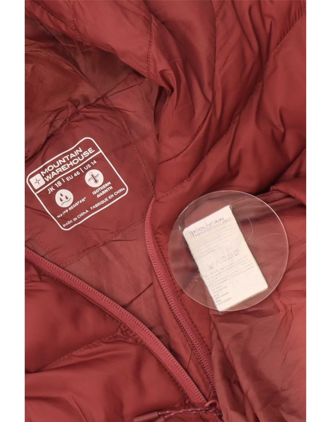 Giacca imbottita da donna Mountain Warehouse UK 18 XL Rosso Poliammide