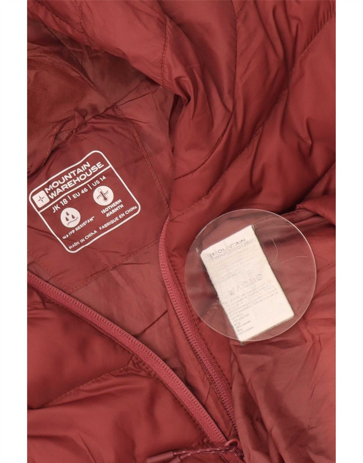 Giacca imbottita da donna Mountain Warehouse UK 18 XL Rosso Poliammide