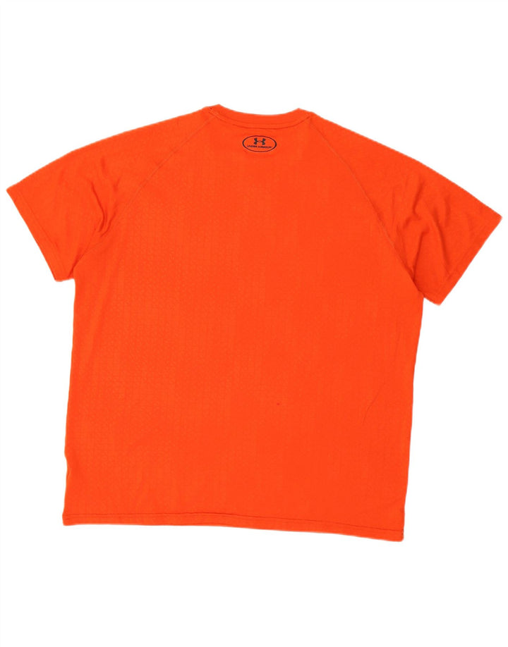 Maglietta da uomo UNDER ARMOUR Heat Gear, taglia grande, arancione