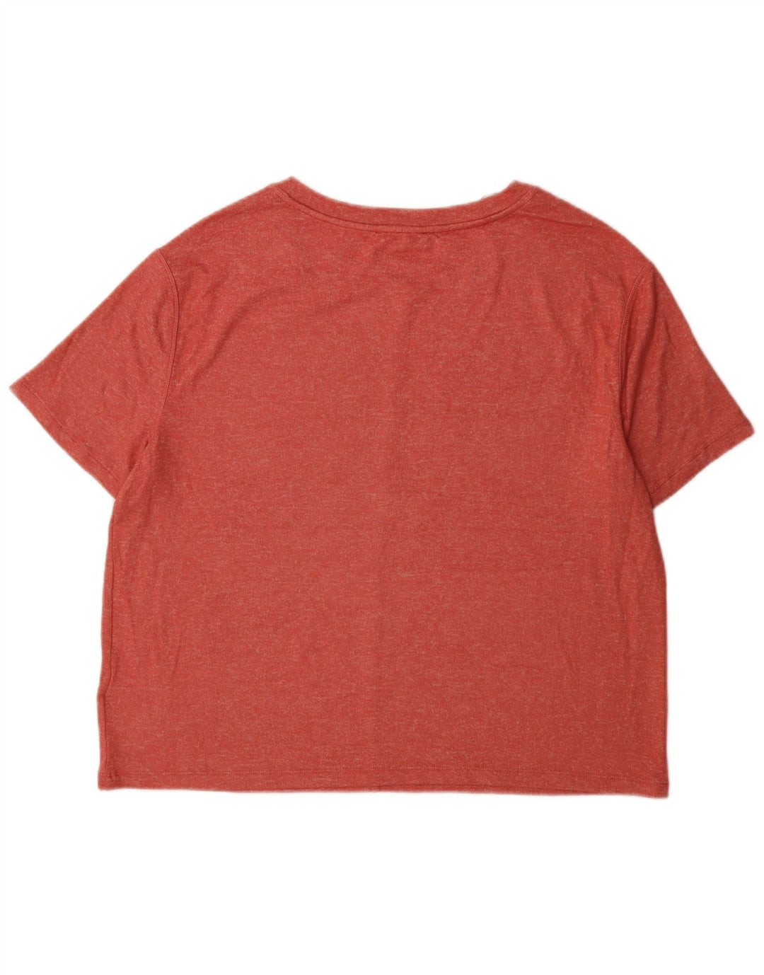 T-shirt da uomo Marks & Spencer Top Large rossa in viscosa