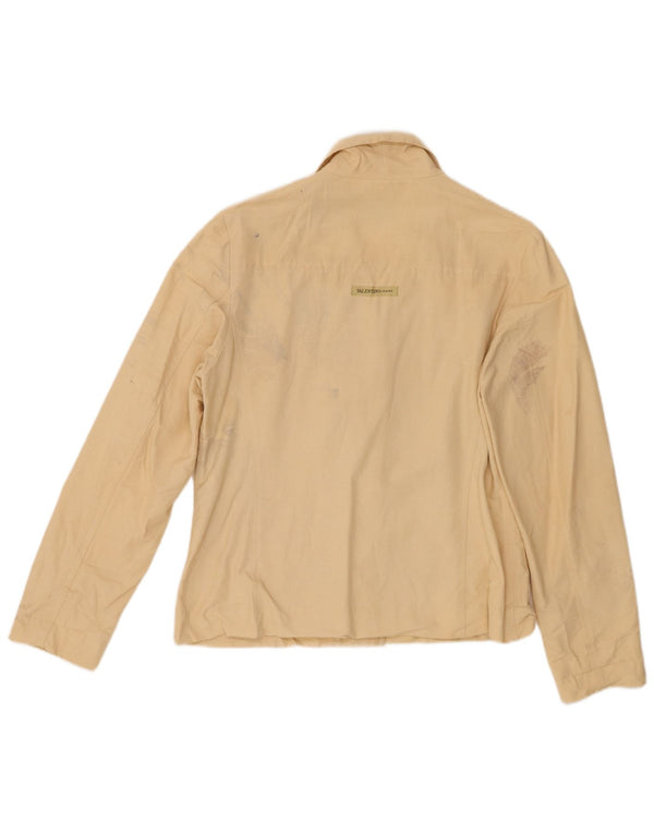 Giacca Blazer 3 Bottoni Donna Valentino IT 40 Piccolo Gessato Beige