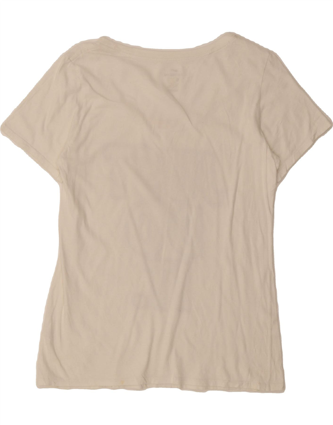 NIKE Womens Graphic T-Shirt Top UK 10 Small White Vintage Nike and Second-Hand Nike from Messina Hembry 