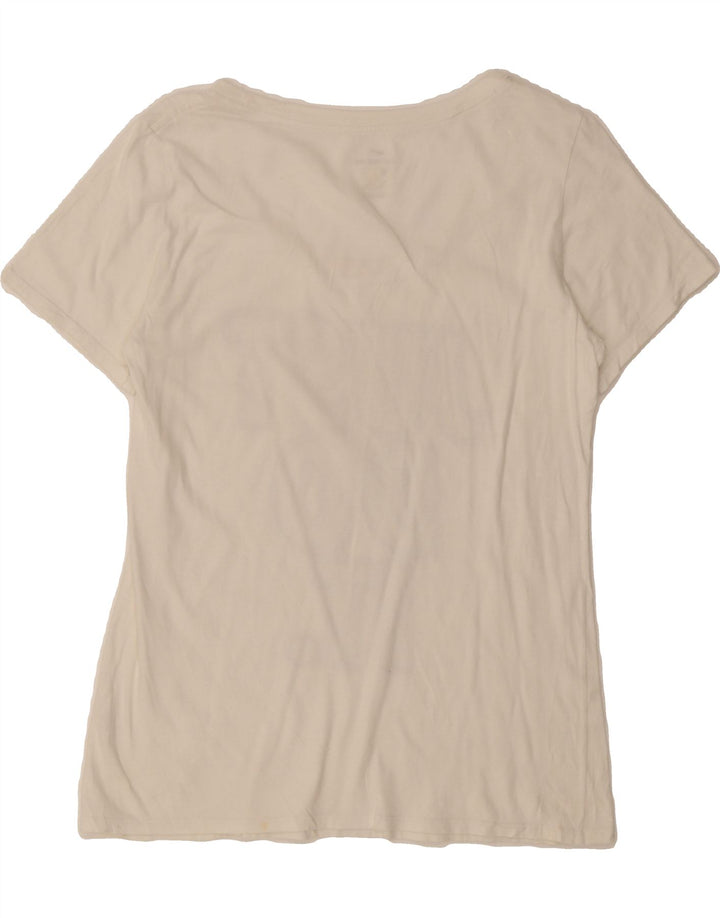 NIKE Womens Graphic T-Shirt Top UK 10 Small White Vintage Nike and Second-Hand Nike from Messina Hembry 
