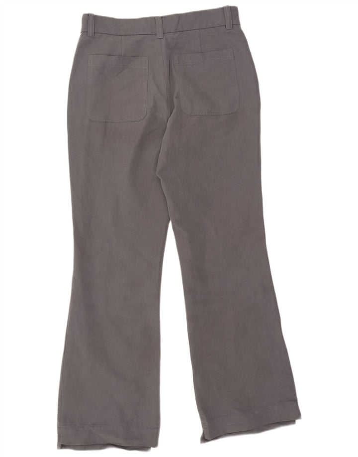 Pantaloni da completo da uomo Zara Bootcut EU 42 Large W32 L33 Cotone grigio