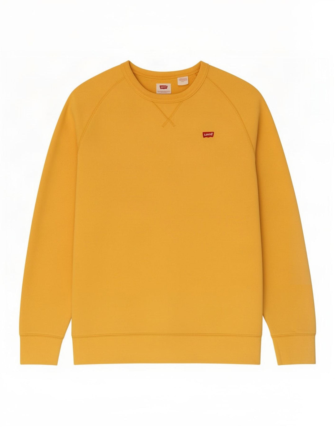 Levi's Uomo Felpa Maglione Piccolo Cotone Giallo