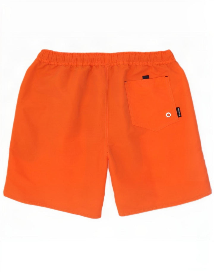 Pantaloncini da bagno grafici da uomo Bench grandi in poliestere arancione