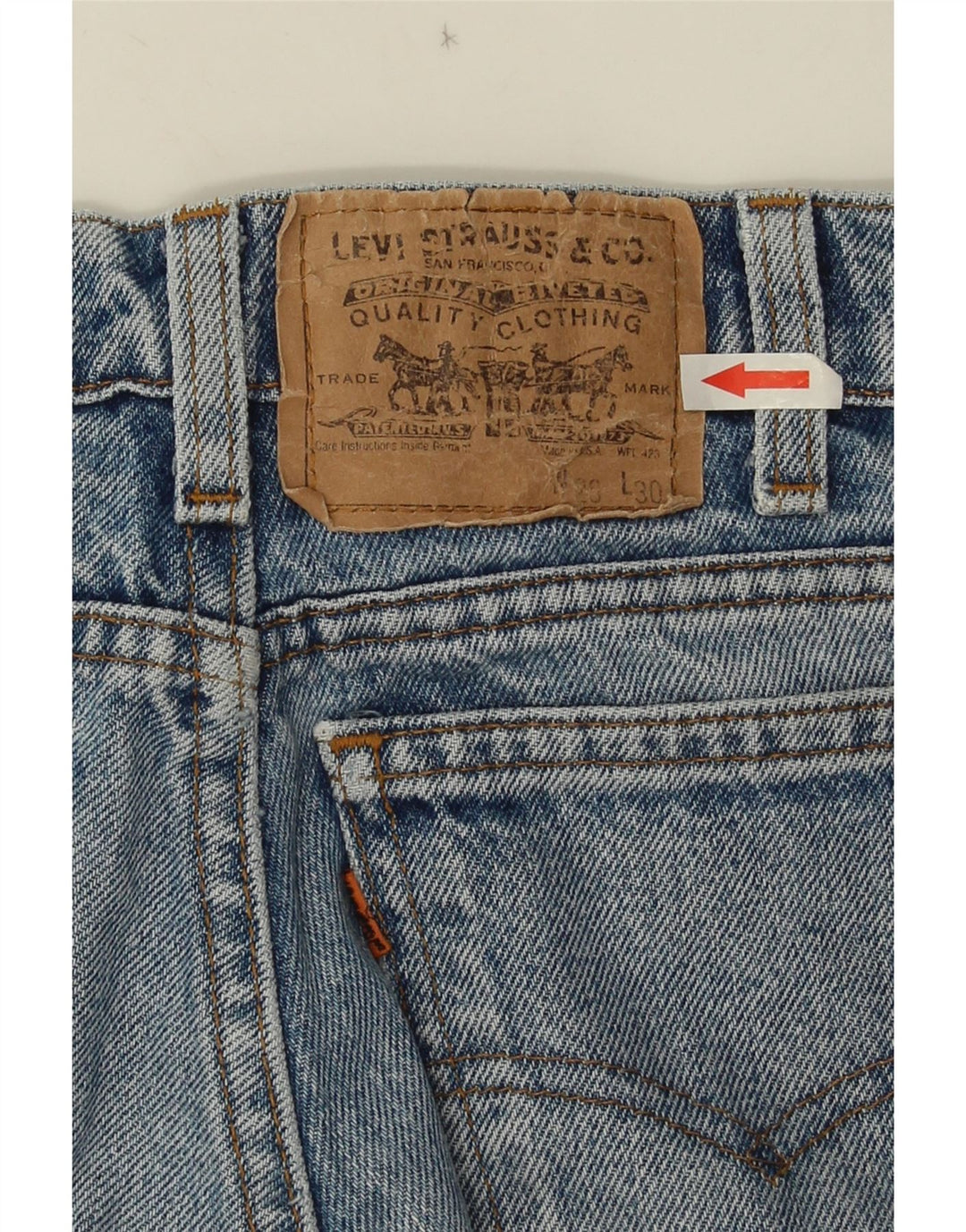 Jeans affusolati da donna LEVI'S W28 L30 cotone blu